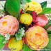 ЬАРХИВМыло "Букет желто-розовых пионов" в корзине