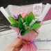 Мыло "Букет из 3-х розовых роз" с лавандой