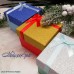 Мыло "Шар Новогодний 3D"  голубой в подарочной коробке