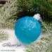 Мыло "Шар Новогодний 3D"  голубой в подарочной коробке