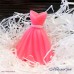 Набор мыла "Платье с бижутерией" - розовый в подарочной коробке