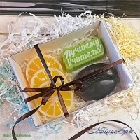 Набор мыла "Подарок учителю" - 4 в подарочной коробке