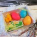Набор мыла "Пасхальные яйца, топпер, цыпленок" в подарочной коробке