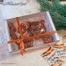 ЮНабор мыла "Тигр и Новый Год" коричневый металлик в подарочной коробке