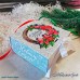Набор мыла "Шар со снегирем и Новый Год" в подарочной коробке