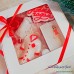 Набор мыла "Девочка Пинап, халатик, шапочка и топпер С Новым Годом" в подарочной коробке