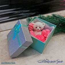 Набор мыла "Детский комплект Мишка в мороженом" в подарочной коробке