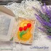 Мыло "8ка" с тюльпанами Мыло "8ка" с тюльпанами