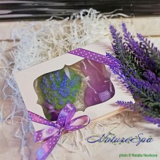 Набор мыла "Духи а-ля Диор с лавандой" в подарочной коробке