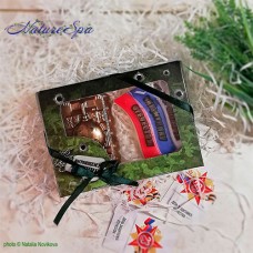 Набор мыла "Флаг и танк" в подарочной коробке