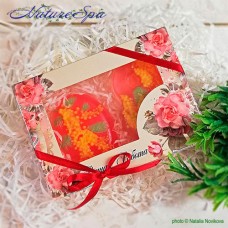 NatureSpa Набор сувенирного мыла "8ка и Мимоза" в подарочной коробке NatureSpa Набор сувенирного мыла "8ка и Мимоза" в подарочной коробке
