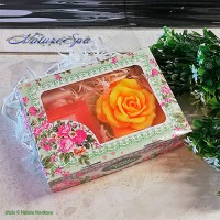 Набор мыла "Духи а-ля Шанель и Роза" в подарочной коробке