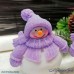 Мыло "Снеговик" в фиолетовой шапке