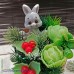 АРХИВNatureSpa букет из мыла "Букет Зайка в капусте" в подарочном пакете