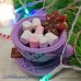 NatureSpa сувенирное мыло "Чашка с блюдцем" фиолет в подарочной коробке NatureSpa сувенирное мыло "Чашка с блюдцем" фиолет в подарочной коробке