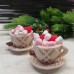 NatureSpa сувенирное мыло "Чашка с блюдцем" беж в подарочной коробке NatureSpa сувенирное мыло "Чашка с блюдцем" беж в подарочной коробке