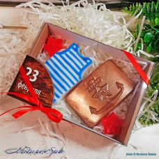 НАТУРЕСПА NatureSpa Набор сувенирного мыла "ВМФ" - №1 в подарочной коробке НАТУРЕСПА NatureSpa Набор сувенирного мыла "ВМФ" - №1 в подарочной коробке