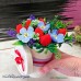 NatureSpa букет из мыла "Букет Незабудки и Клубника" в подарочном пакете NatureSpa букет из мыла "Букет Незабудки и Клубника" в подарочном пакете